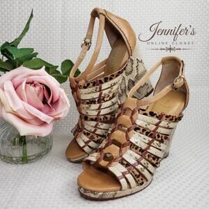 Cole Haan Women's Air Minka Wedge Sandals Size 8.5B